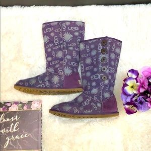 UGG Purple boots size 8